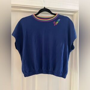 Royal Blue cropped sweatshirt - Lovers